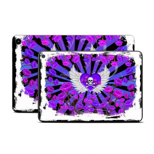 Skull and Roses Amazon Fire Tablet Series Skin