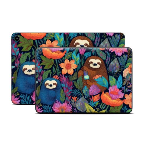 Garden of Slothy Delights Amazon Fire Tablet Series Skin