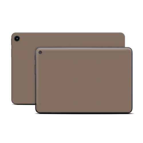Solid State Flat Dark Earth Amazon Fire Tablet Series Skin