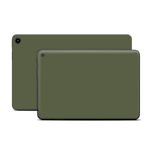 Solid State Olive Drab Amazon Fire Tablet Series Skin