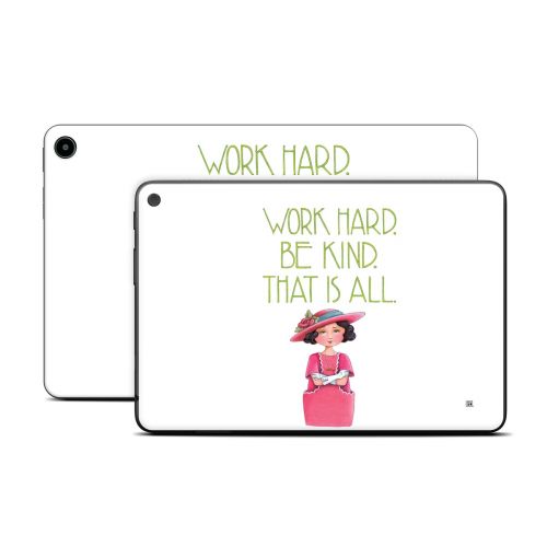 Work Hard Amazon Fire Tablet Series Skin