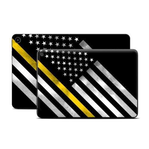 Thin Yellow Line Hero Amazon Fire Tablet Series Skin