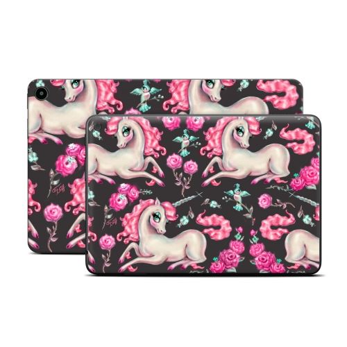 Unicorns and Roses Amazon Fire Tablet Series Skin
