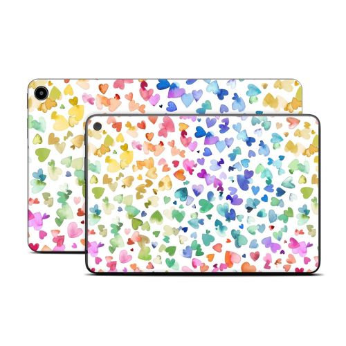 Valentines Love Hearts Amazon Fire Tablet Series Skin