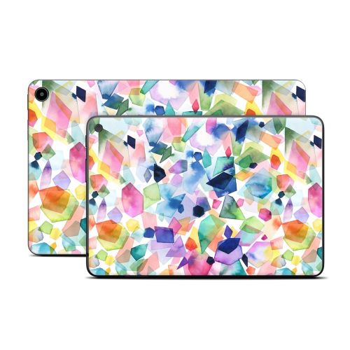 Watercolor Crystals and Gems Amazon Fire Tablet Series Skin