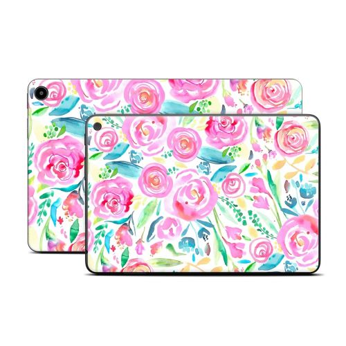 Watercolor Roses Amazon Fire Tablet Series Skin