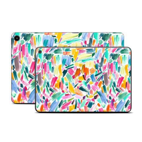 Watercolor Colorful Brushstrokes Amazon Fire Tablet Series Skin