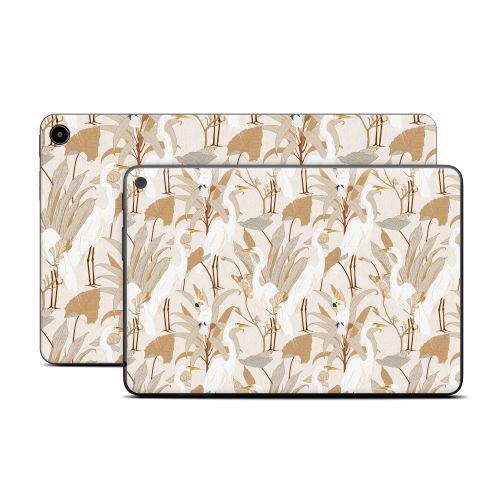 White Cranes Cockatoo Amazon Fire Tablet Series Skin