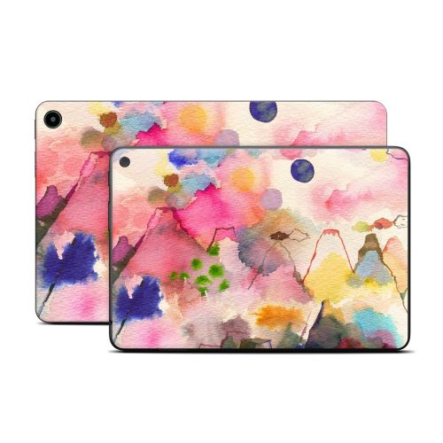 Watercolor Mountains Amazon Fire Tablet Series Skin