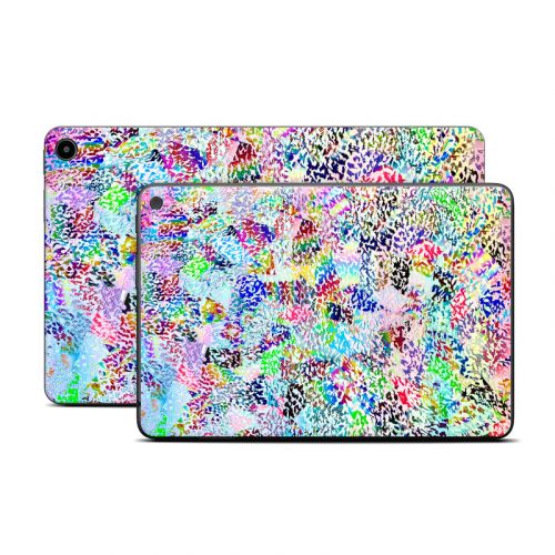 White Etching Amazon Fire Tablet Series Skin