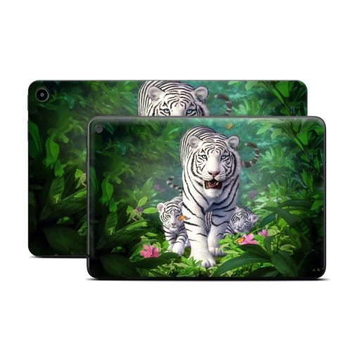 White Tigers Amazon Fire Tablet Series Skin