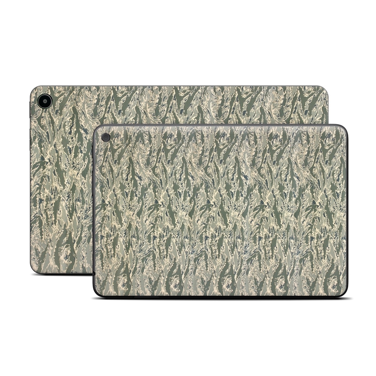 Amazon Fire Tablet Series Skin Skin design of Pattern, Grass, Plant, with gray, green colors