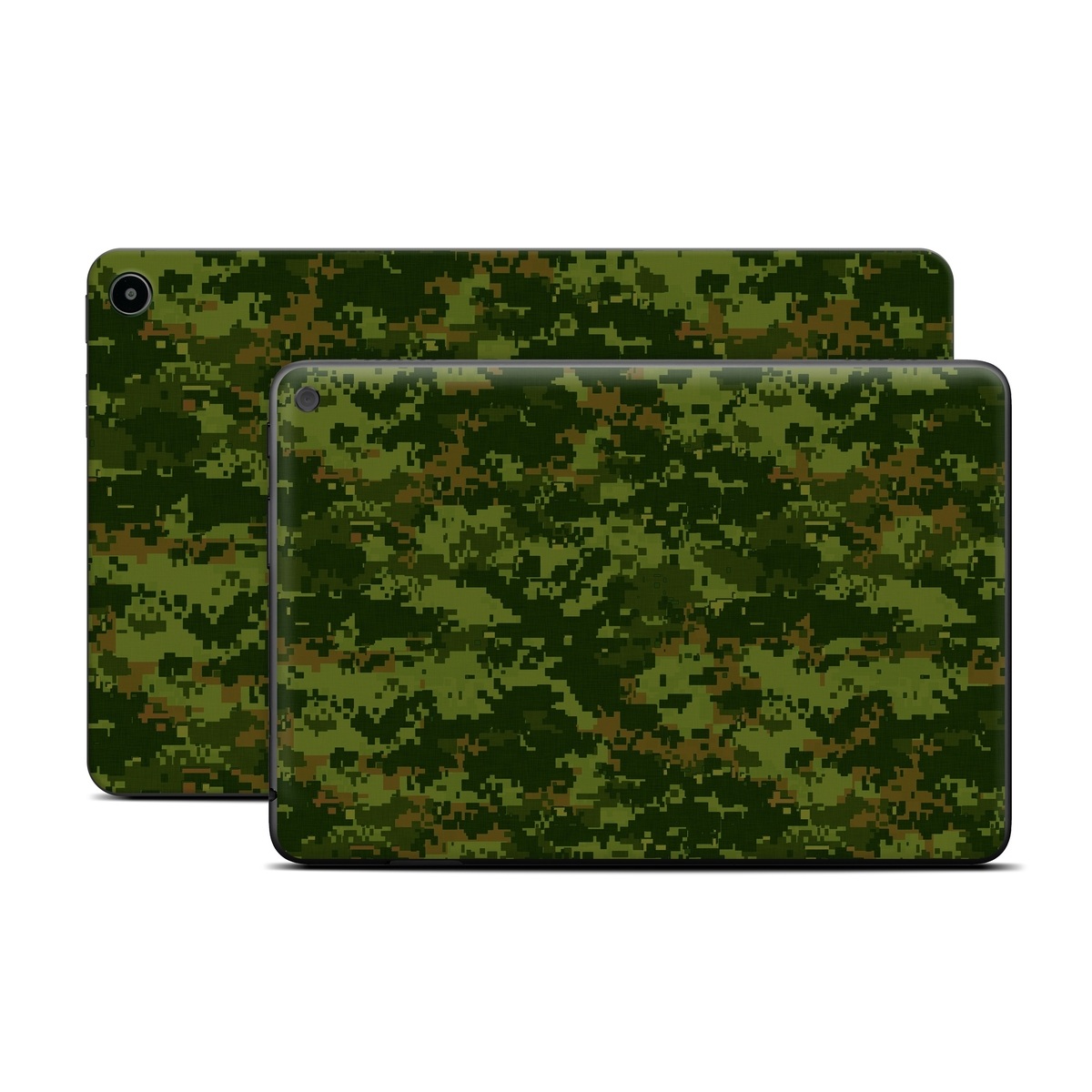 Amazon Fire Tablet Series Skin Skin design of Military camouflage, Green, Pattern, Uniform, Camouflage, Clothing, Design, Leaf, Plant, with green, brown colors