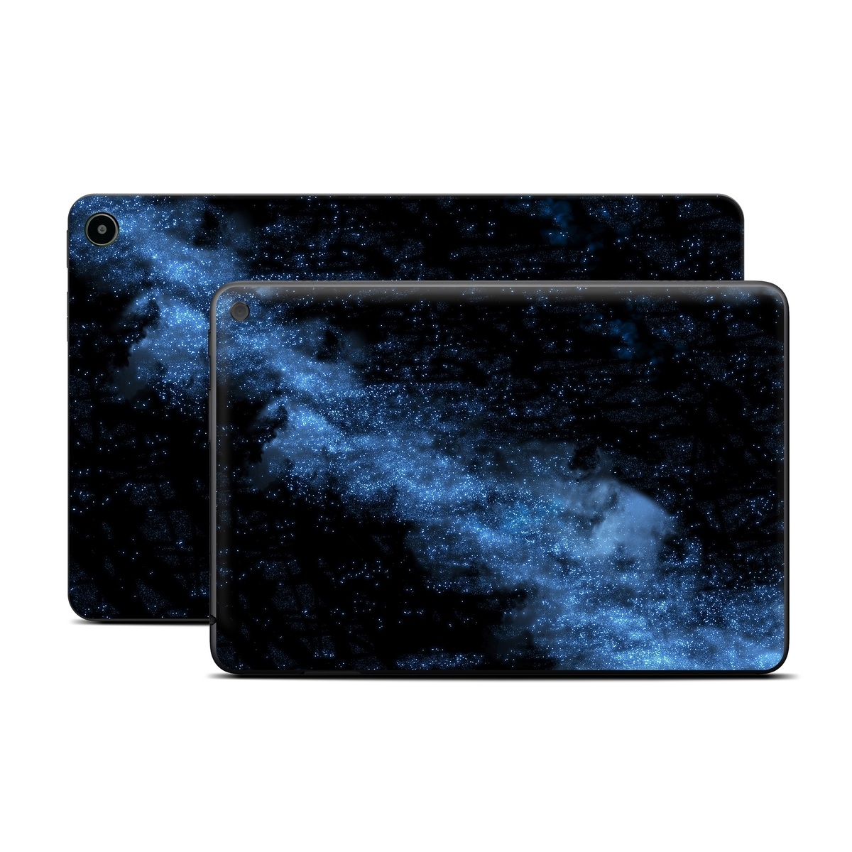 Amazon Fire Tablet Series Skin Skin design of Sky, Atmosphere, Black, Blue, Outer space, Atmospheric phenomenon, Astronomical object, Darkness, Universe, Space, with black, blue colors