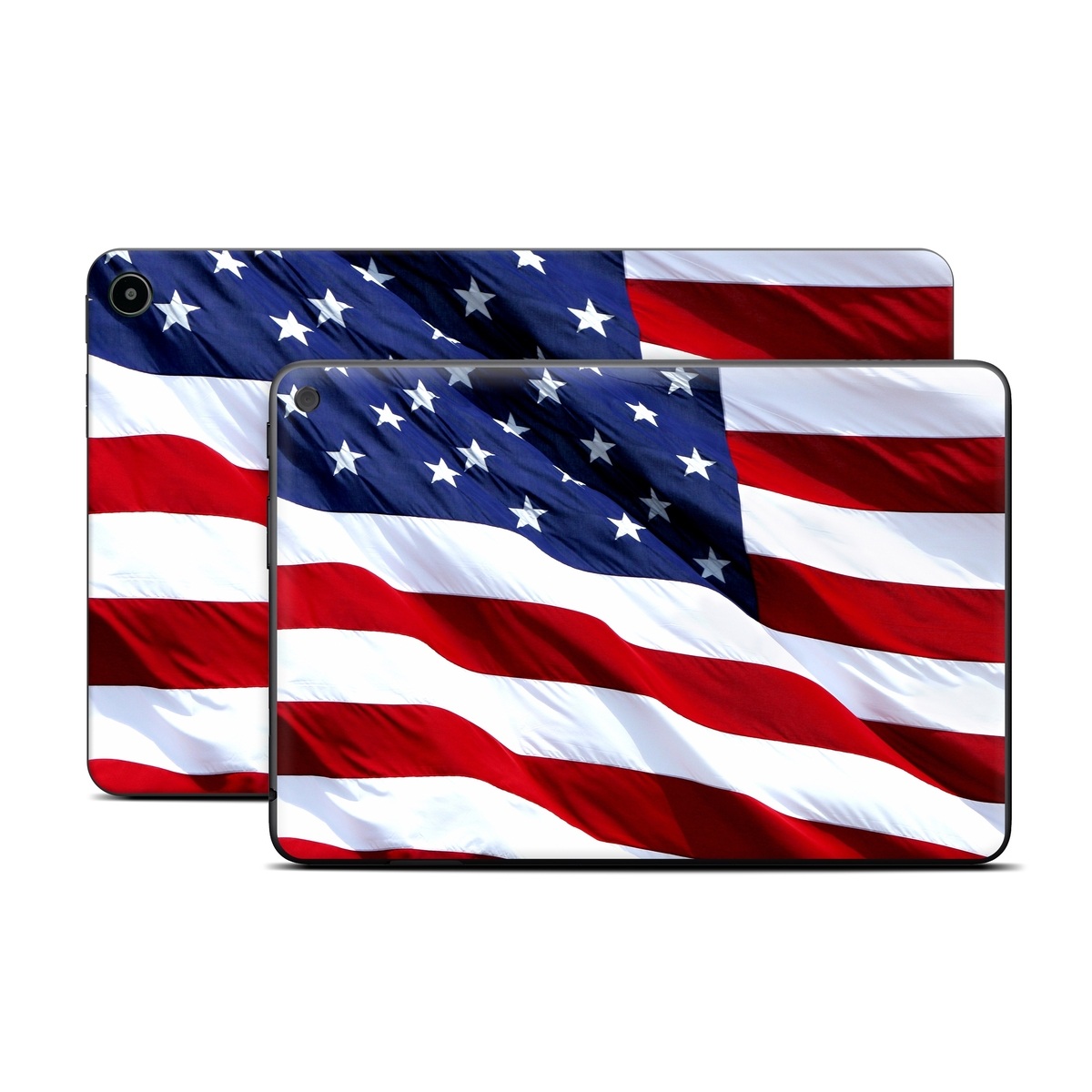 Amazon Fire Tablet Series Skin Skin design of Flag, Flag of the united states, Flag Day (USA), Veterans day, Memorial day, Holiday, Independence day, Event, with red, blue, white colors