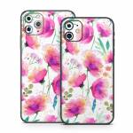 Abstract Pink Poppies iPhone 11 Series Skin