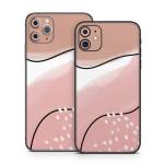 Abstract Pink and Brown iPhone 11 Series Skin