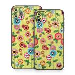 Button Flowers iPhone 11 Series Skin