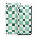 Checker Mosaic Green iPhone 11 Series Skin