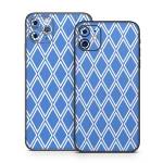 Blue Checks iPhone 11 Series Skin