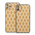 Orange Checks iPhone 11 Series Skin