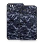 Digital Navy Camo iPhone 11 Series Skin