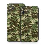 Digital Woodland Camo iPhone 11 Series Skin