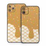 Caramel Ice Cream Drip iPhone 11 Series Skin