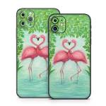 Flamingo Love iPhone 11 Series Skin