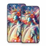 Lady Liberty and Flowers iPhone 11 Series Skin