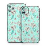 Merkittens with Pearls Aqua iPhone 11 Series Skin