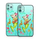 Merkitten with Ukelele iPhone 11 Series Skin