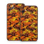 Orange Camo iPhone 11 Series Skin
