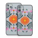 Pink and Orange Flowers iPhone 11 Series Skin