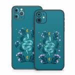Snake and Flowers iPhone 11 Series Skin