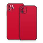 Solid State Red iPhone 11 Series Skin