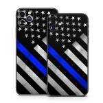 Thin Blue Line Hero iPhone 11 Series Skin