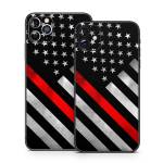 Thin Red Line Hero iPhone 11 Series Skin