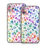 Valentines Love Hearts iPhone 11 Series Skin