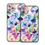 Watercolor Crystals and Gems iPhone 11 Series Skin