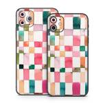 Watercolor Squares iPhone 11 Series Skin