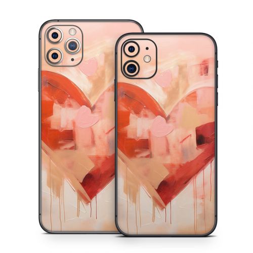 AbEx Hearts iPhone 11 Series Skin