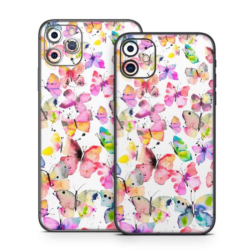 Artistic Butterflies iPhone 11 Series Skin