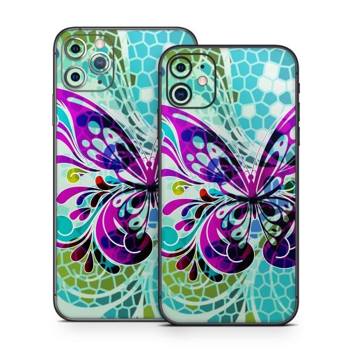 Butterfly Glass iPhone 11 Series Skin