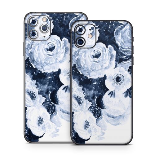 Blue Blooms iPhone 11 Series Skin