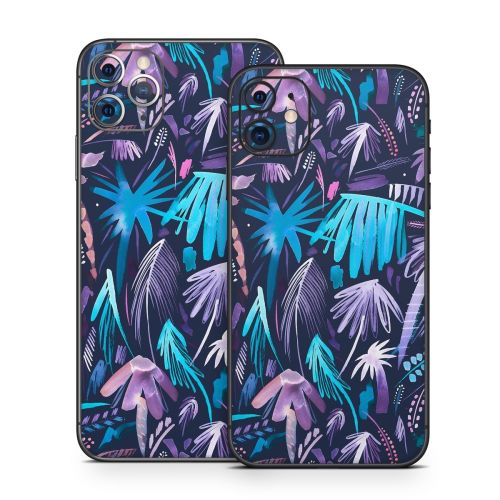 Brushstroke Palms iPhone 11 Series Skin