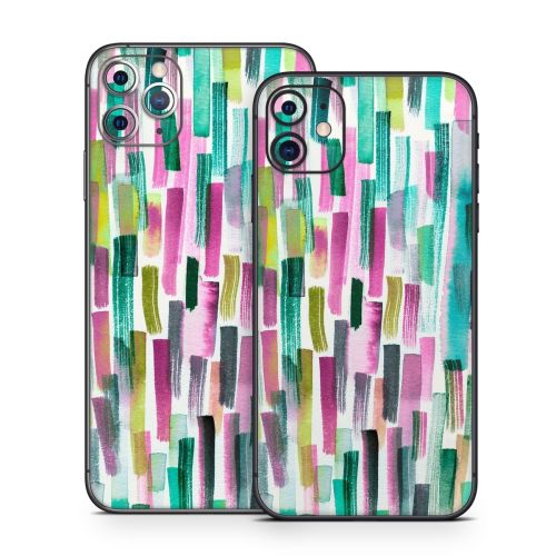 Colorful Brushstrokes iPhone 11 Series Skin