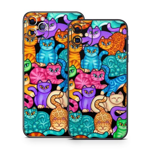 Colorful Kittens iPhone 11 Series Skin