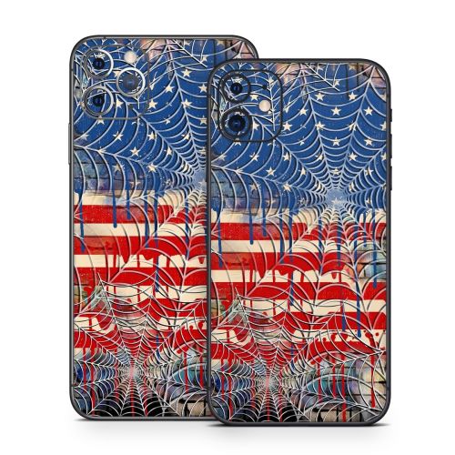 Cobweb Flag iPhone 11 Series Skin