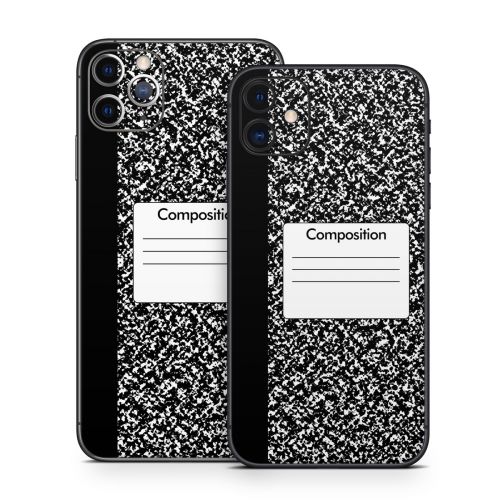 Composition Notebook iPhone 11 Skin